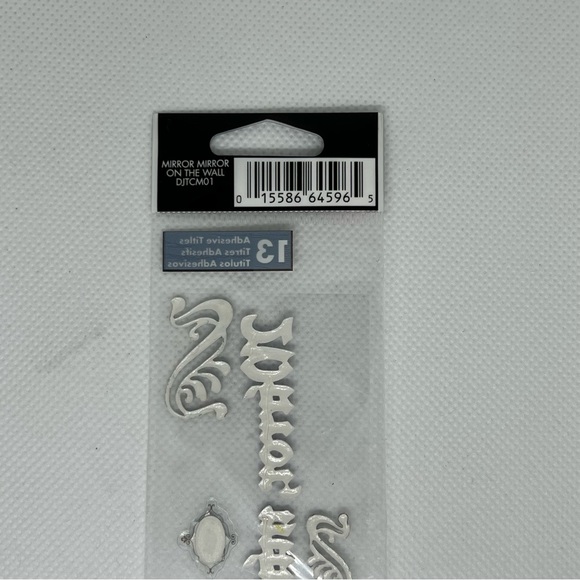 NWT Disney EK Success Snow White Mirror Mirror On The Wall Sticker Set - Picture 4 of 5